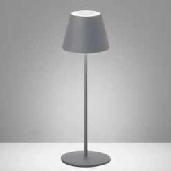 De mesa LED Cosenza batería RGBW gris arena