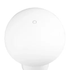 De mesa LED Lennon IP44, batería, touchdim, blanco