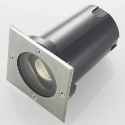 Doris - foco de suelo empotrable LED, forma angular