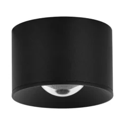 Downlight LED para exteriores S131, Ø 8 cm, negro arena