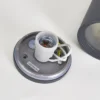 Downlight Lucande Minna, antracita, 14 cm, IP54, E27