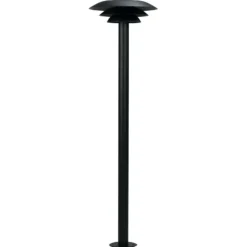 Dyberg LARSEN DL25 Bolardo de exterior negro Ø 25cm
