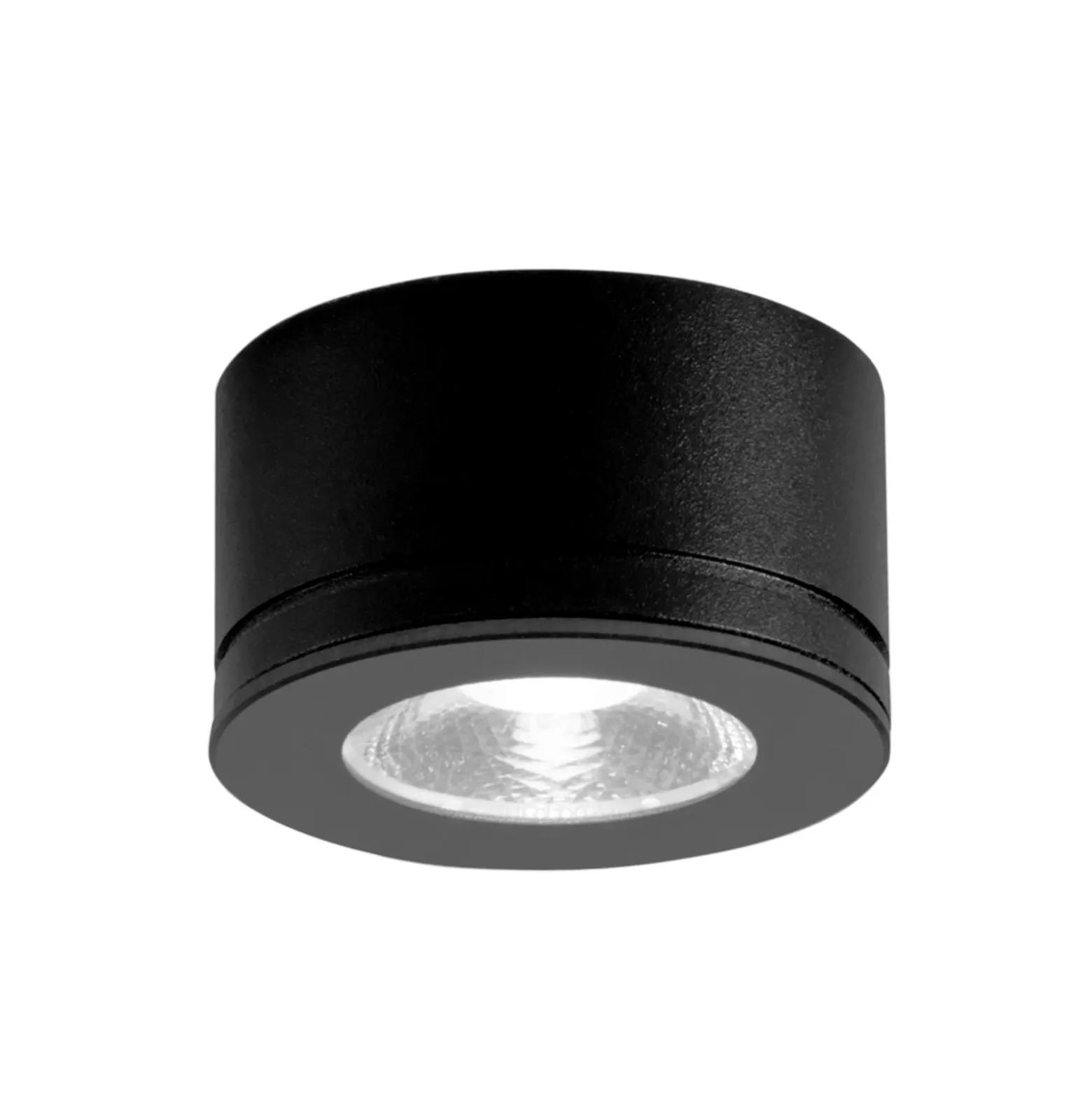Egger DLS downlight Newton negro 30° 3.000 K Ø 6,3 cm IP54