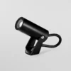 Egger DLS foco con pica Arktis Mini, negro, aluminio 3.000 K