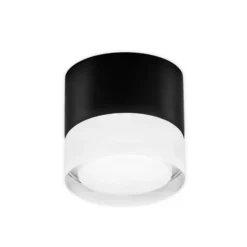 Egger DLS Phoenix lámpara de techo para exterior 3.000 K negro Ø 9cm aluminio