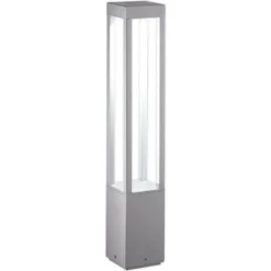 Egger York bolardo luminoso LED gris, 65 cm