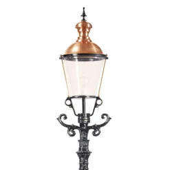 Elegante farola DÜSSELDORF, negra
