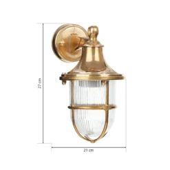 Elegante lámpara para pared exterior Ocean