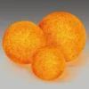 Esfera decor. luminosa Mundan, 30 cm, terracota