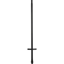 Esfera lámpara LED con pica, negro, metal, juego de 2