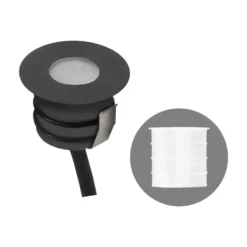 EVN 441520A Lámpara de suelo LED empotrable, 12 V CC, 0,6 W