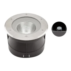 EVN Erizo LED foco de suelo empotrable Ø 22cm 24W