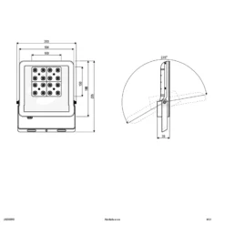 EVN Panthera LED foco exterior IP65 50W 4,000K