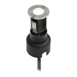 EVN P6721502 Foco de suelo LED empotrable, 12 V, redondo, 3000 K