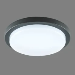 EVN Tectum plafón LED exterior redondo, Ø 24,6 cm