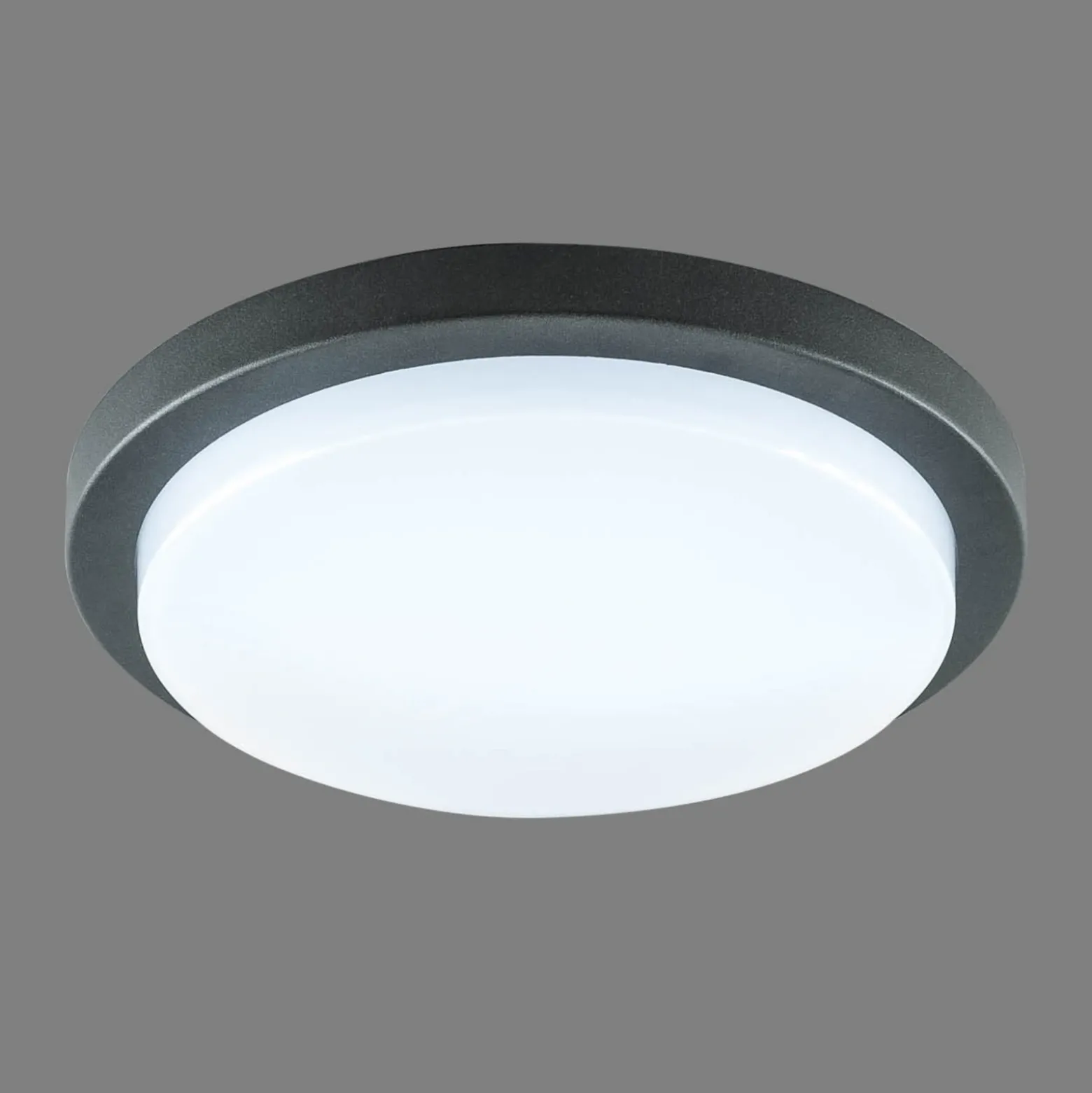 EVN Tectum plafón LED exterior redondo, Ø 24,6 cm