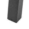 Facado II bolardo luminoso, altura 100 cm, angular, gris oscuro/opal