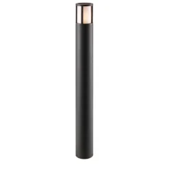 Facado II bolardo luminoso, altura 100 cm, redondo, gris oscuro/opal