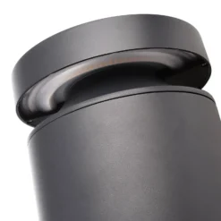 Faro bolardo luminoso LED, altura 60 cm, gris oscuro, DALI, 3.000 K