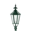 Farola Dublín de aluminio fundido a presión, verde