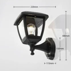 Farola exterior Acelya con detector de movimiento