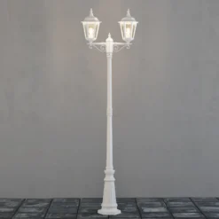 Farola Firenze, 2 luces, blanco