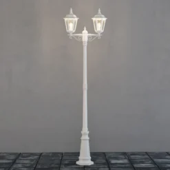 Farola Firenze, 2 luces, blanco