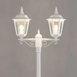Farola Firenze, 2 luces, blanco