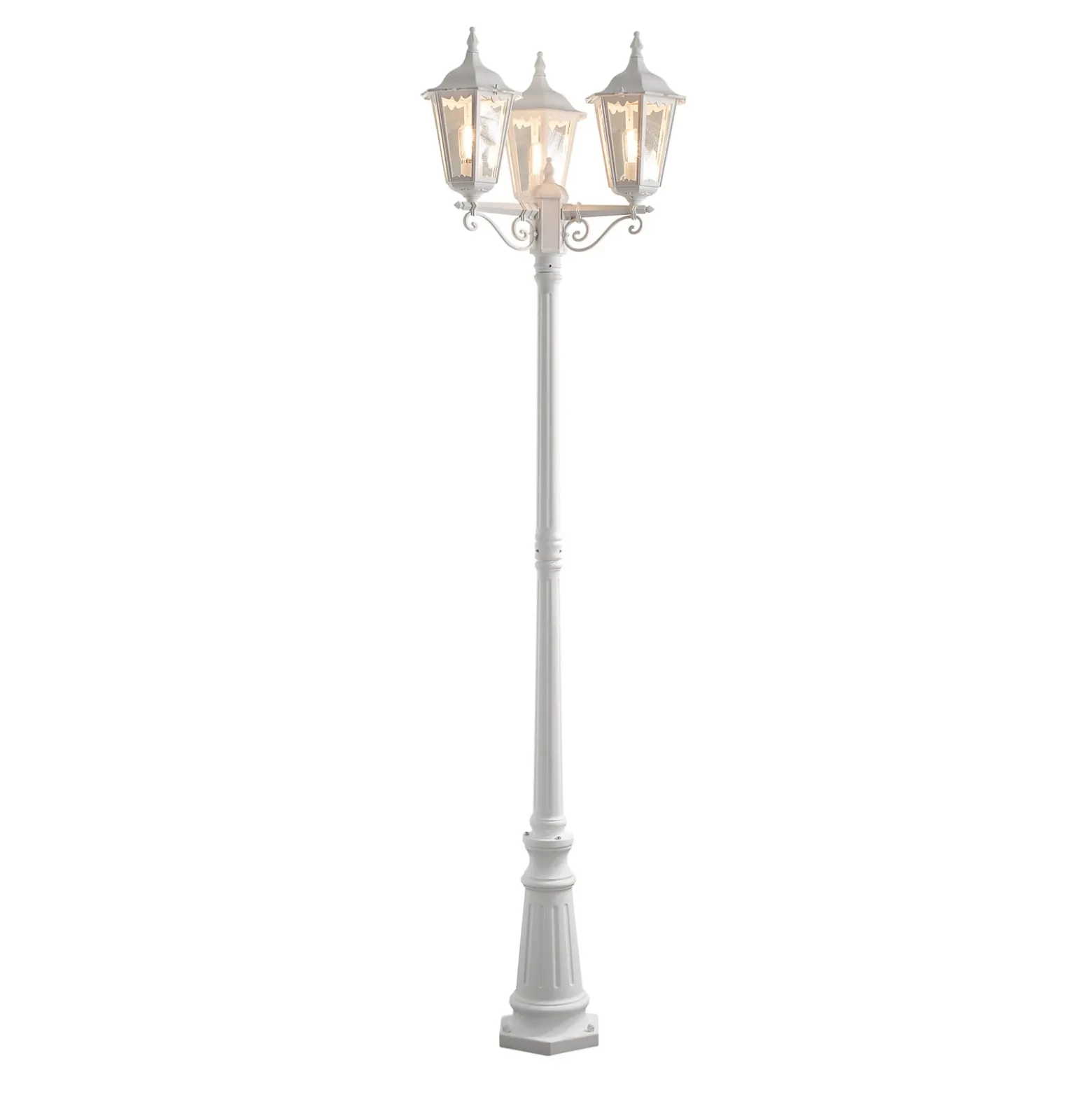 Farola Firenze, 3 luces, blanco