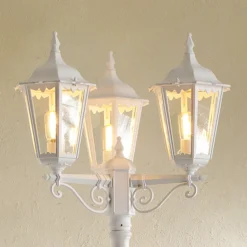 Farola Firenze, 3 luces, blanco