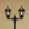 Farola Firenze, 2 luces, negro