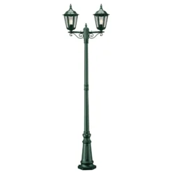 Farola Firenze, 2 luces, verde