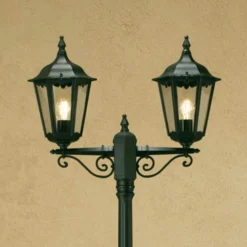 Farola Firenze, 2 luces, verde