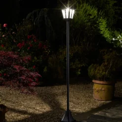 Farola LED solar Whitehall 365, IP44