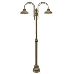 Farola Luca, 2 luces con arco doble