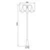 Farola 171, 3 luces, negro