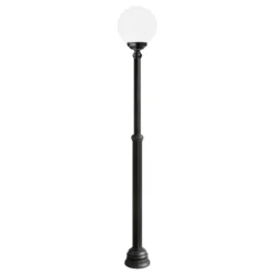 Farola 1143, 1 luz, negro/blanco