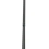 Farola New Orleans, negro-oro, 3 luces