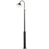 Farola Vega, negro, 1 luz, 240 cm