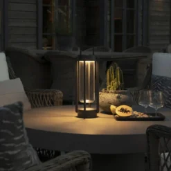Farol decorativo LED Otranto, atenuable, USB