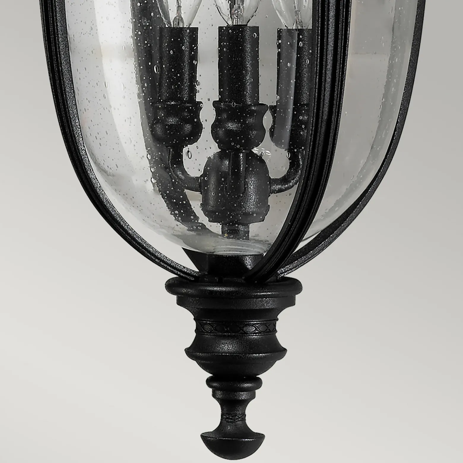 Farol de pared English Bridle IP44 26,7 cm negro