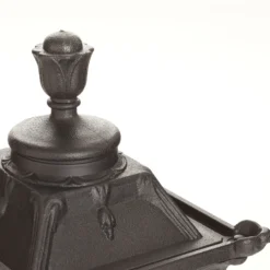 Farol exterior Golia, negro, transparente, 2.700 K