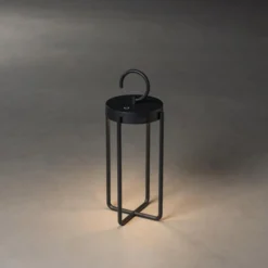 Farol LED decorativo Manorola, USB, atenuable