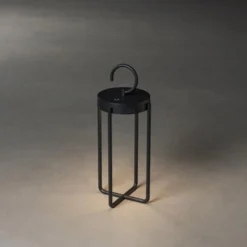 Farol LED decorativo Manorola, USB, atenuable