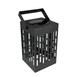 Farol LED solar Luma de Dyberg Larsen, negro, 20 cm, IP44