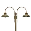 Farol Luca latón cobre antiguo, 2 luces