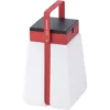 Farol solar LED Bump 300 portátil, rojo