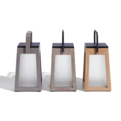 Farol solar LED Tecka portátil, duratek 25 cm