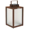 Farol solar LED Tradition, corten, altura 40 cm
