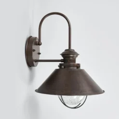 Fascinante aplique de pared exterior Náutica 26 cm